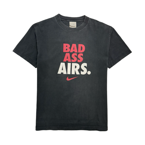 Vintage 2000s Nike Bad A** Airs Tee Faded Black | Vintage Clothing Store Canada