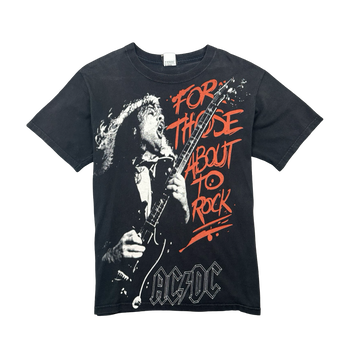 Vintage AC/DC For Those About To Rock Tee Black