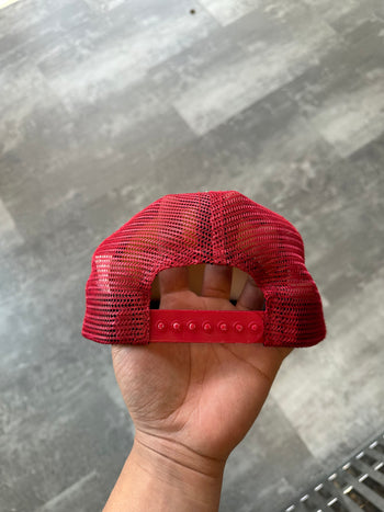Chrome Hearts CH Hollywood Trucker Hat Red/White