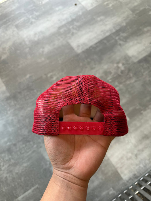 Chrome Hearts CH Hollywood Trucker Hat Red/White | Vitnage Clothing Store Canada