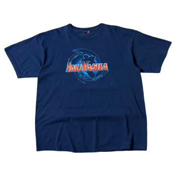 Vintage 00s Inuyasha Anime Tee Navy