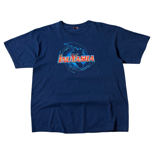 Vintage 00s Inuyasha Anime Tee Navy