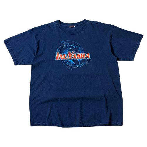 Vintage 00s Inuyasha Anime Tee Navy | Vintage Clothing Store Canada