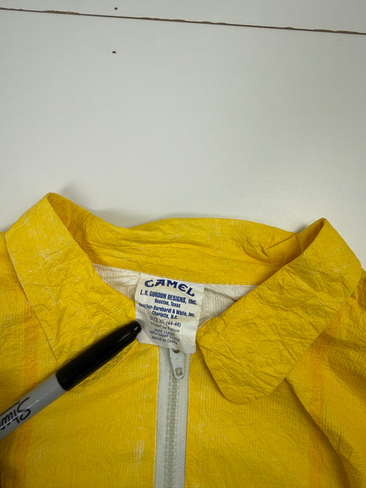 Vintage 90s Camel Light Jacket Yellow | Vitnage Clothing Store Canada