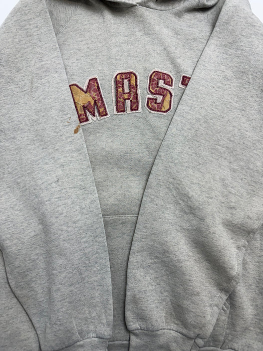 (L) Vintage Mcmaster University Hoodie Grey | Vitnage Clothing Store Canada