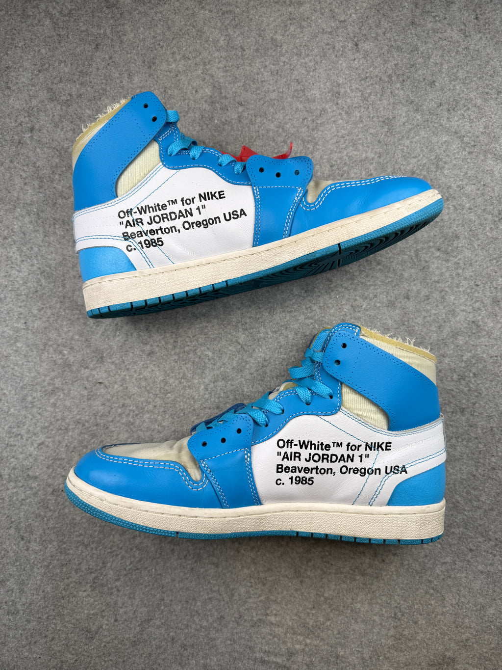 Air Jordan 1 High Retro x Off-White University Blue (USED)