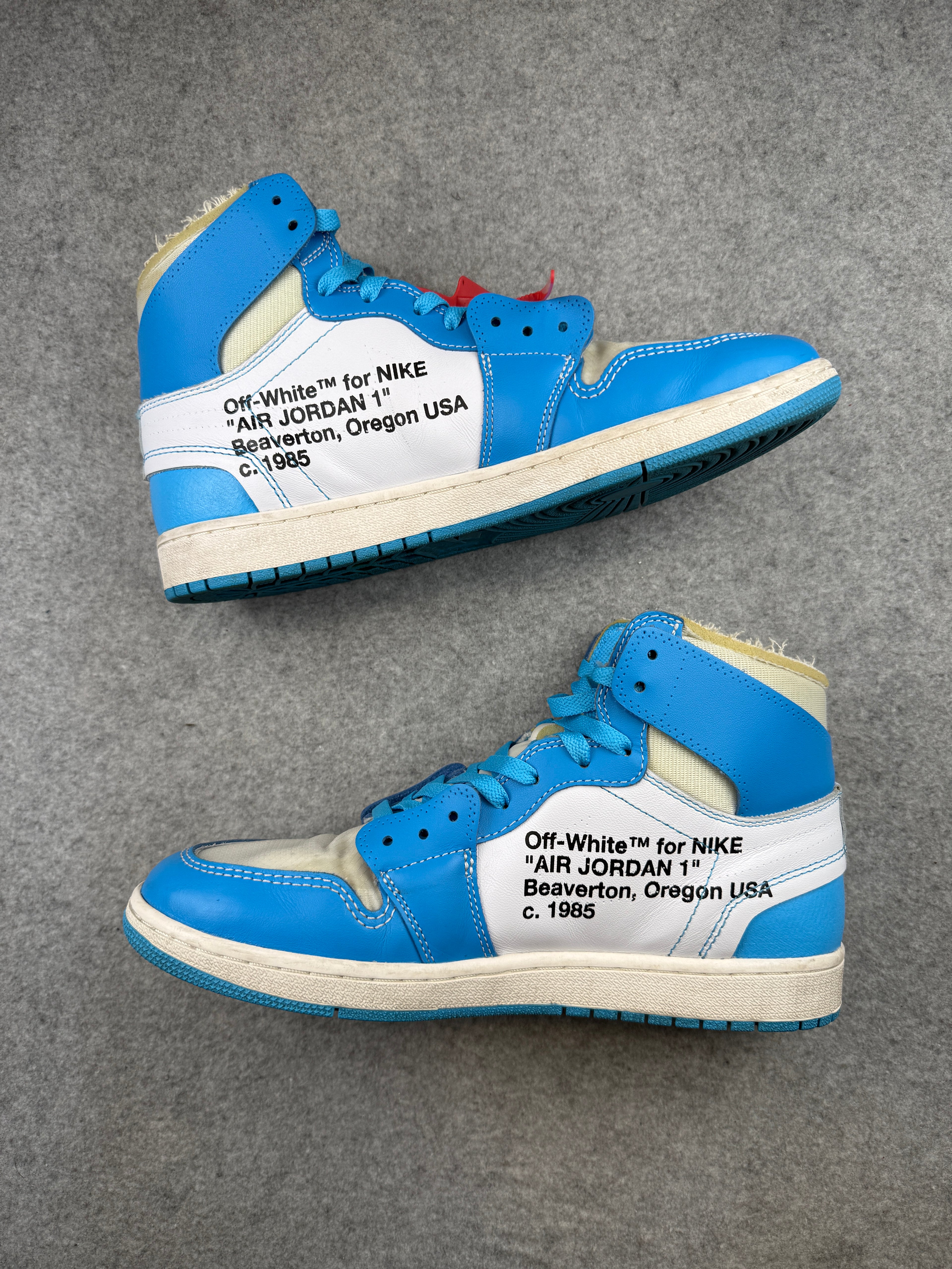 Air Jordan 1 High Retro x Off-White University Blue (USED)