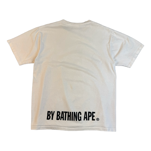 BAPE Ape Face Sta Tee White (USED) | Vintage Clothing Store Canada