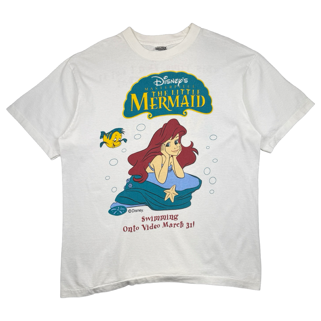 Vintage The Little Mermaid Promo Tee White