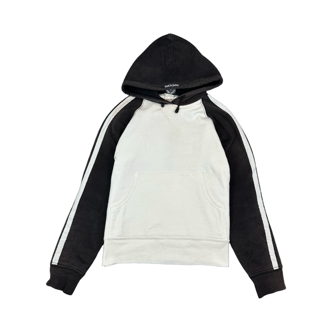 Women’s Chrome Hearts Vintage Track Stripe Embroidered Hoodie Black
