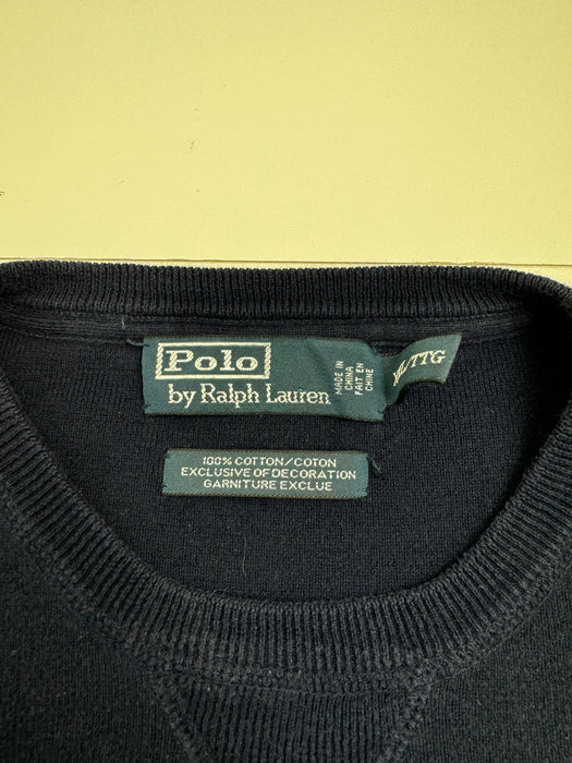 (XXL) Vintage Polo Ralph Lauren Knit Sweater Navy | Vitnage Clothing Store Canada