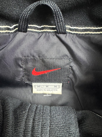 Vintage 90s Nike ZIp-Up Windbreaker Jacket Black