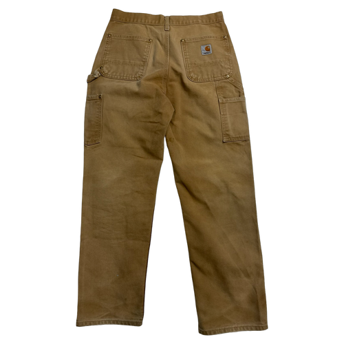 Carhartt Double Knee Carpenter Pants Khaki | Vintage Clothing Store Canada