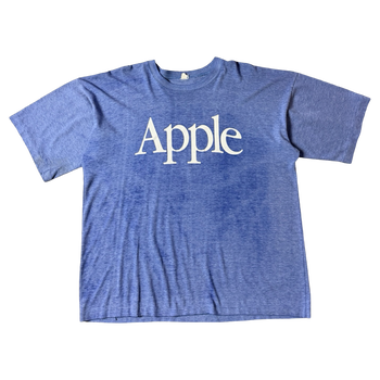 Vintage Apple Bootleg Tee Faded Blue