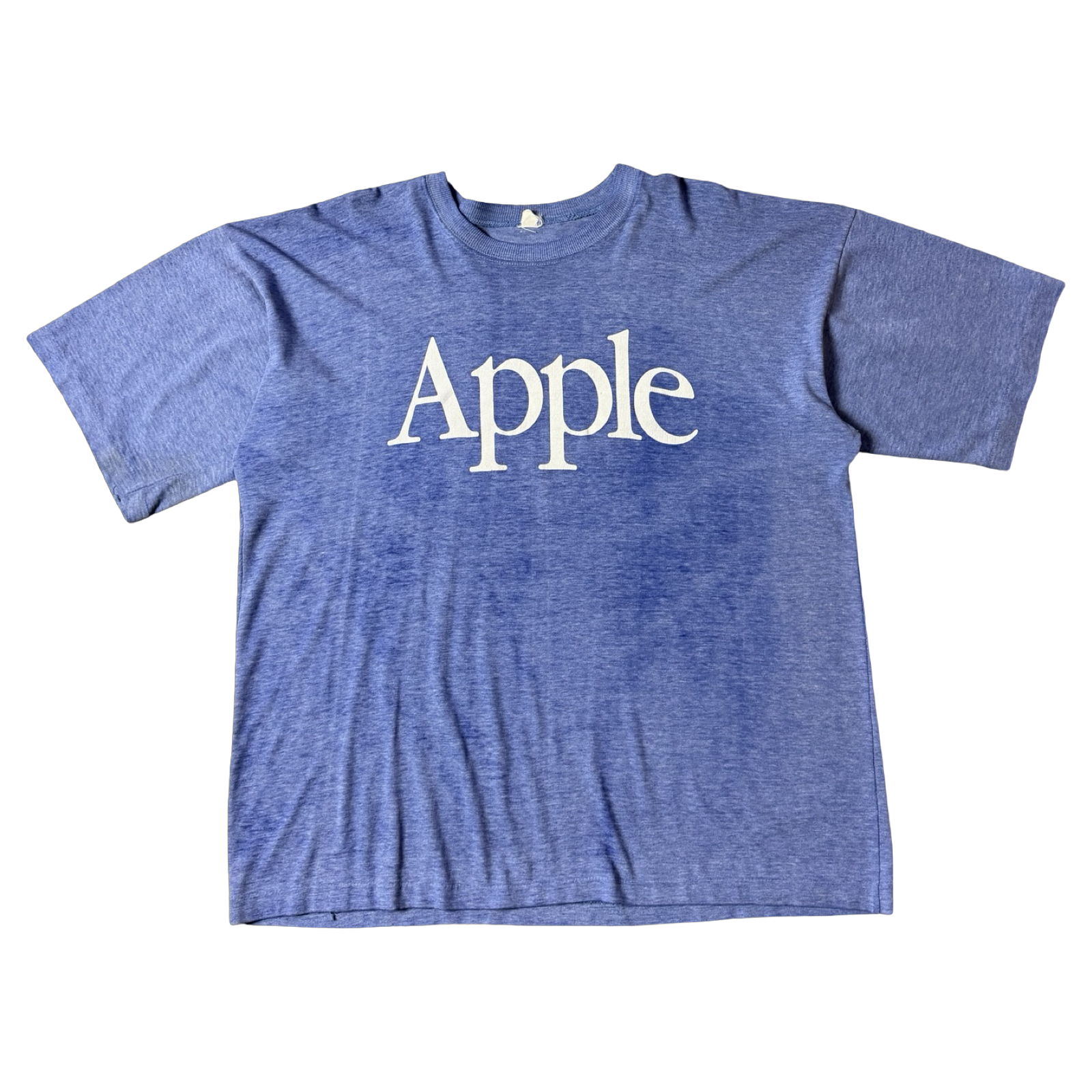 Vintage Apple Bootleg Tee Faded Blue