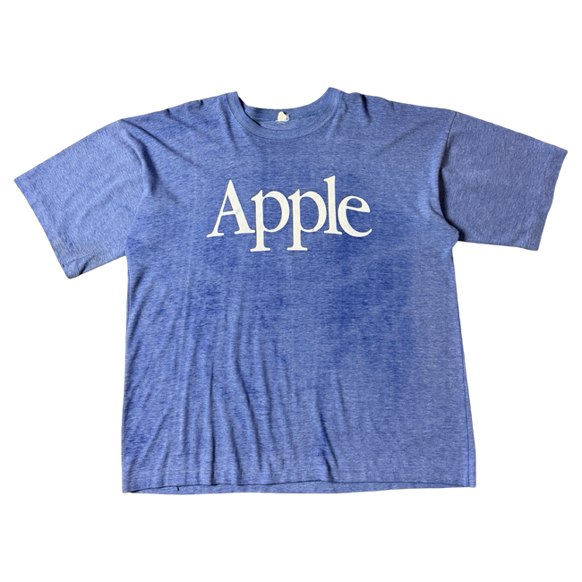 Vintage Apple Bootleg Tee Faded Blue