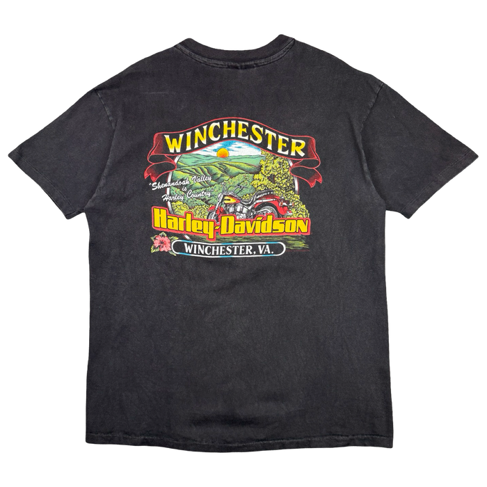 Vintage Harley Davidson Don't Mess With U.S. Tee Black | Vitnage Clothing Store Canada