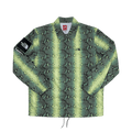 Supreme The North Face Snakeskin Taped Seam Coaches Jacket Green
