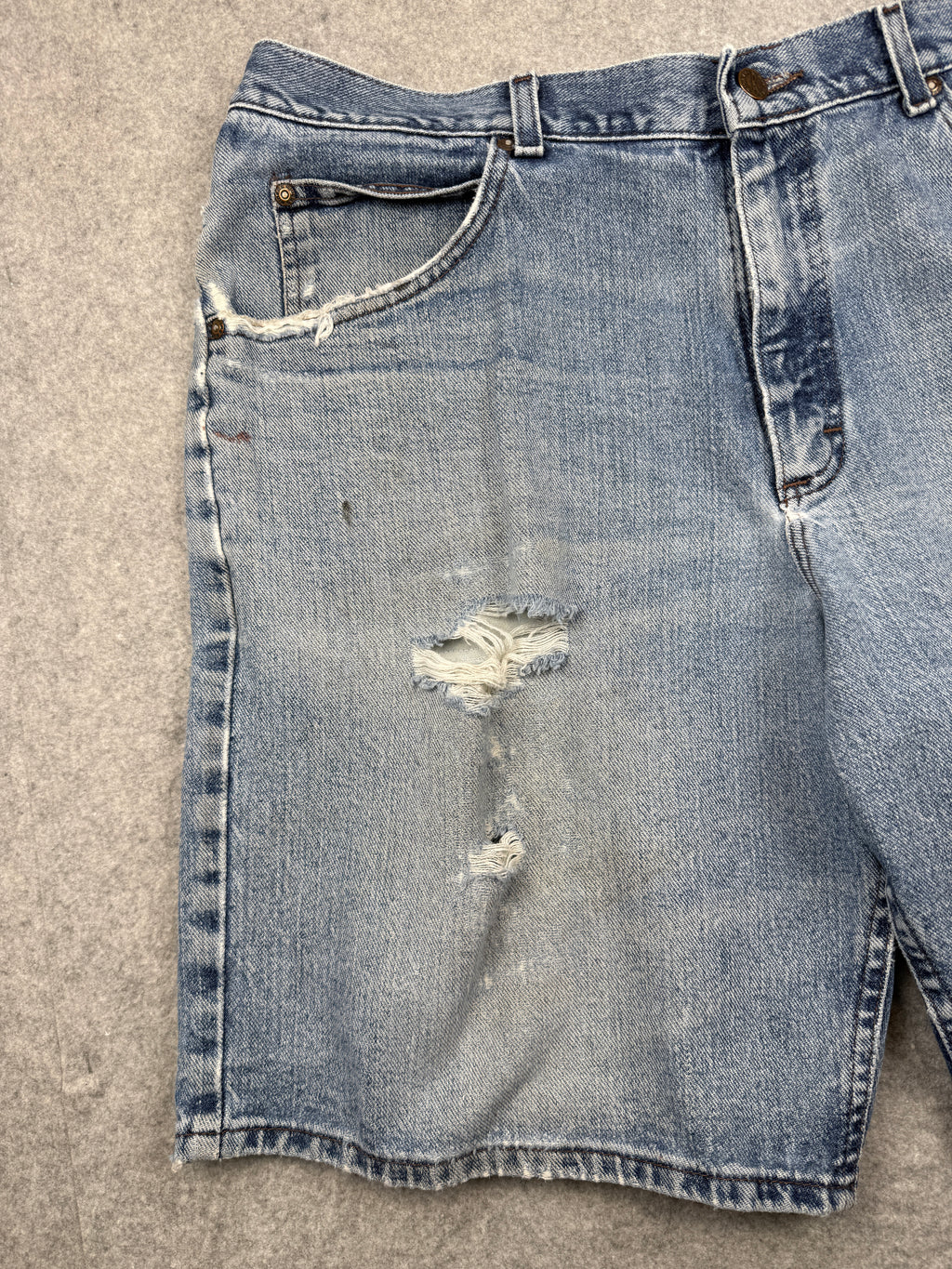 Riders Distressed Denim Shorts