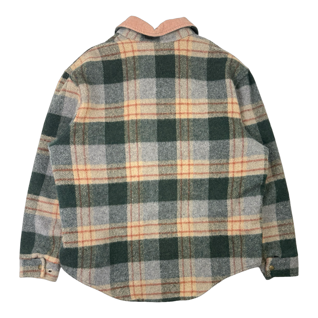 Vintage Labatt Copper Quilted Insulated Flannel