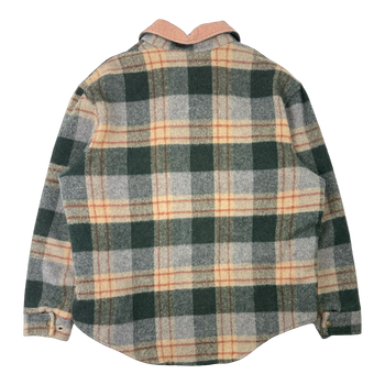 Vintage Labatt Copper Quilted Insulated Flannel