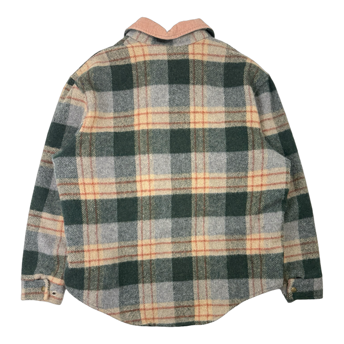 Vintage Labatt Copper Quilted Insulated Flannel | Vitnage Clothing Store Canada