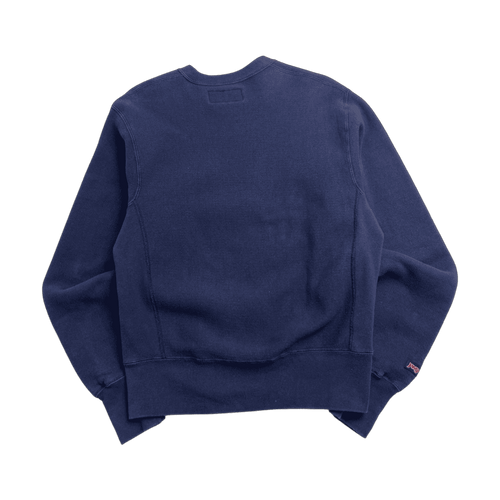 (S) Vintage Drake Collegiate Sweatshirt Navy | Vintage Clothing Store Canada