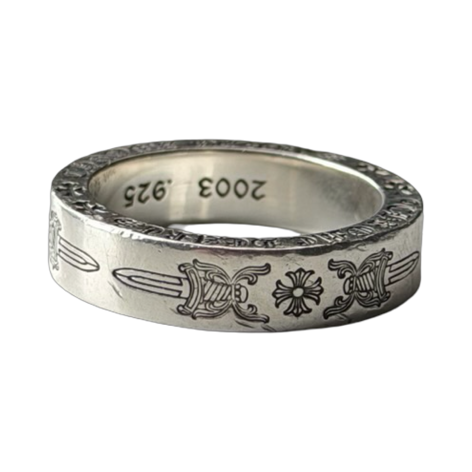 Chrome Hearts Dagger Spacer Ring 11