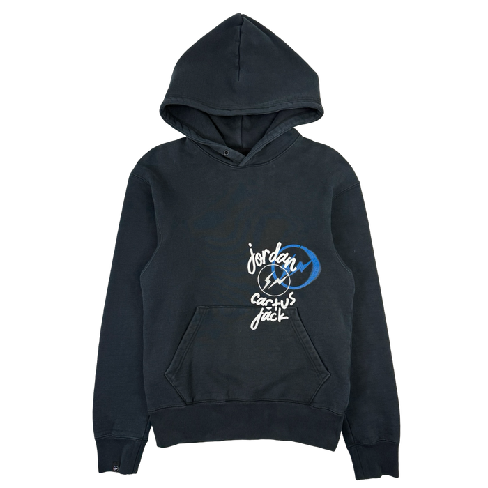 Travis Scott x Jordan x Fragment Hoodie Black (USED) | Vitnage Clothing Store Canada