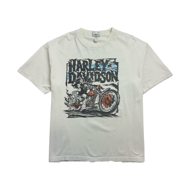 (XL) Vintage '15 Wild Praire Harley Davidson Tee White