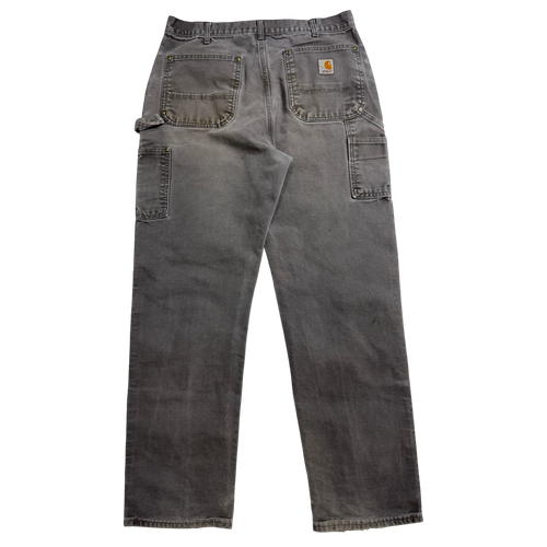 Carhartt Double Knee Carpenter Pants Grey | Vintage Clothing Store Canada