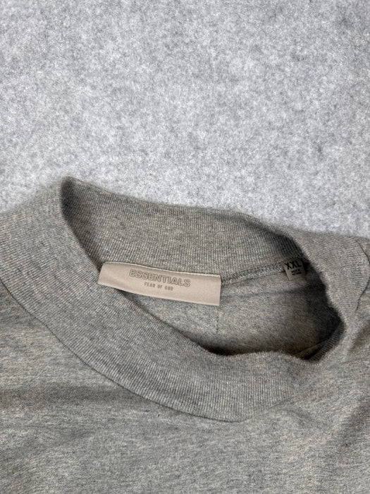 Fear Of God Essentials L/S Tee Dark Oatmeal (USED) | Vitnage Clothing Store Canada