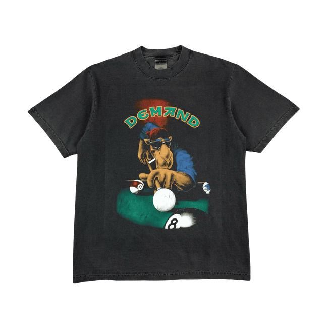 Demand Camel Garment Dyed Tee Dark Grey