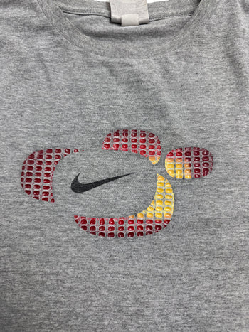 Vintage 2000s Nike Center Swoosh Tee Grey