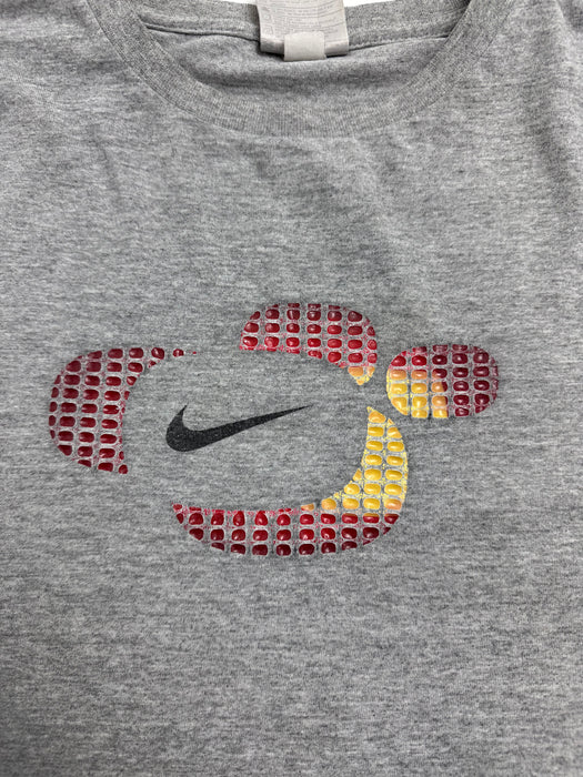 Vintage 2000s Nike Center Swoosh Tee Grey | Vitnage Clothing Store Canada