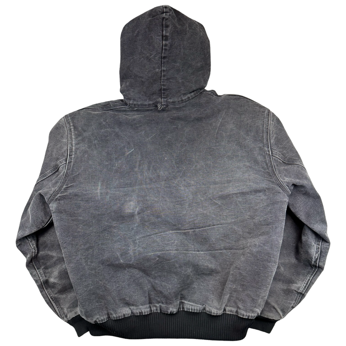 Vintage Carhartt Active Hooded Jacket Faded Black | Vitnage Clothing Store Canada