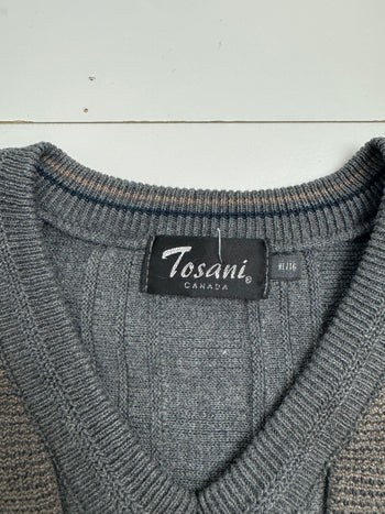 (L) Vintage Tosani Textured Knit Sweater