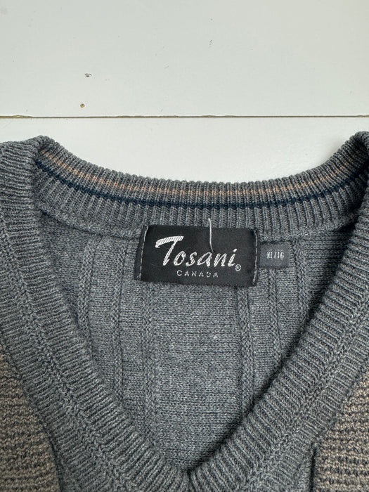 (L) Vintage Tosani Textured Knit Sweater | Vitnage Clothing Store Canada