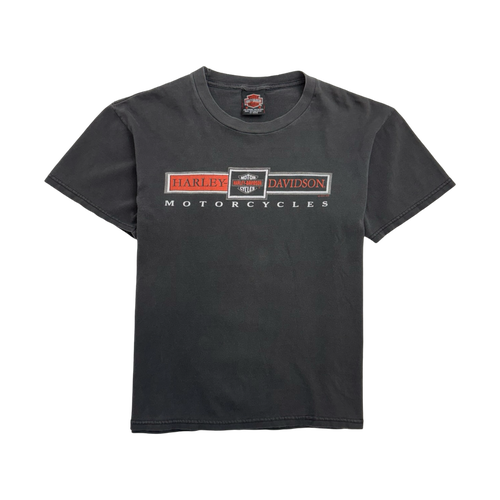 Vintage Charlottetown Harley Davidson Faded Tee Black | Vintage Clothing Store Canada