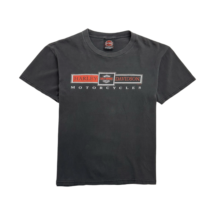 Vintage Charlottetown Harley Davidson Faded Tee Black | Vitnage Clothing Store Canada