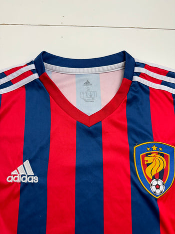 (S) Adidas KNSC Soccer Jersey Blue/Red