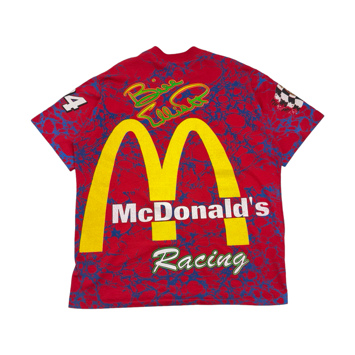 1995 McDonald's Racing Bill Elliott Nascar Tee Red | Vitnage Clothing Store Canada