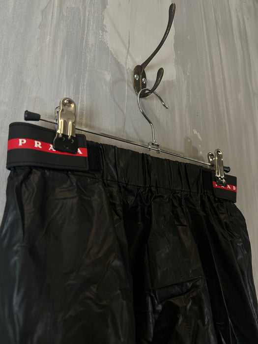 2019 Prada Light Re-Nylon Cargo Pants Black (USED) | Vitnage Clothing Store Canada