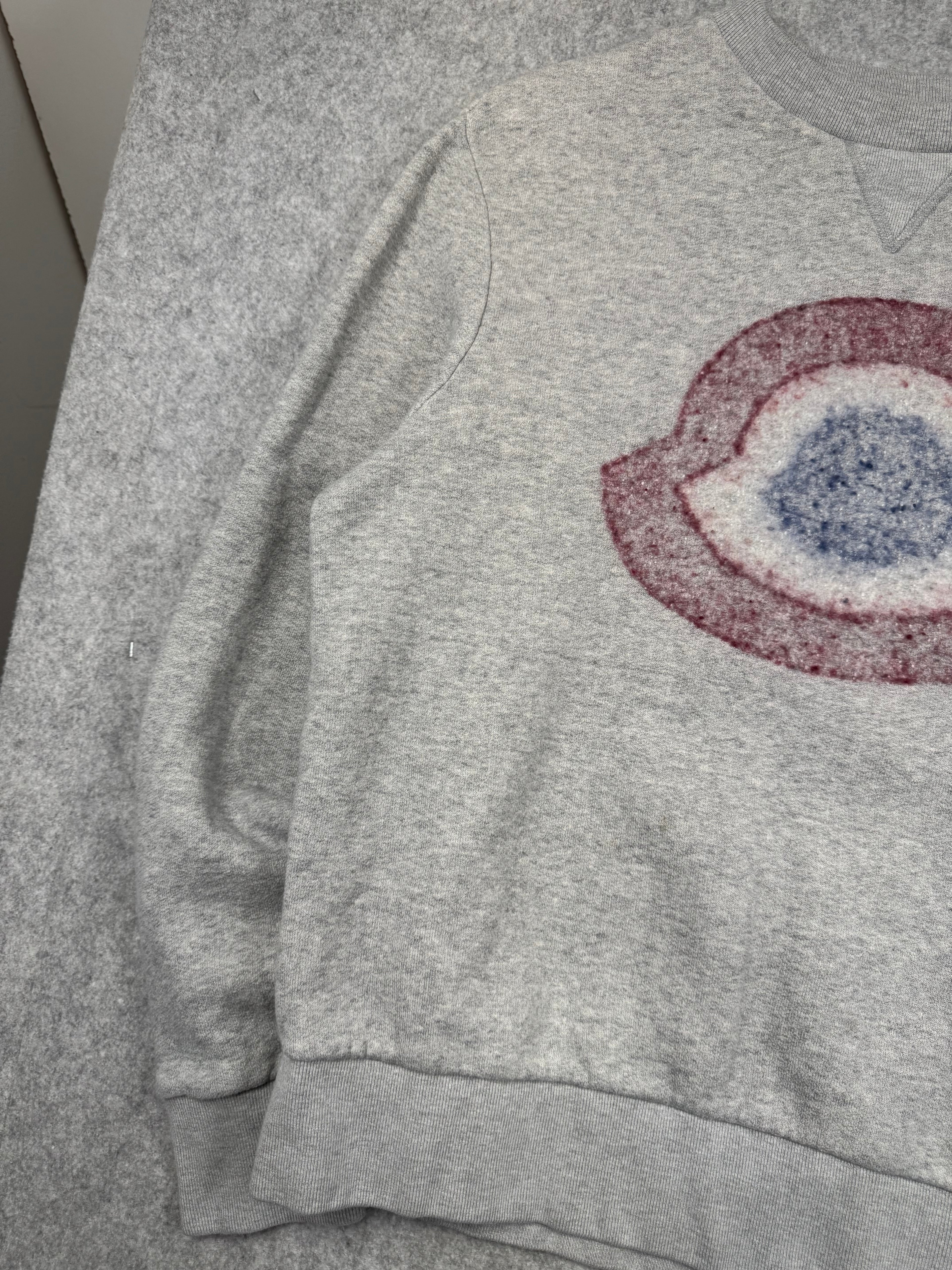 Moncler Side Zipper Crewneck Grey (USED)