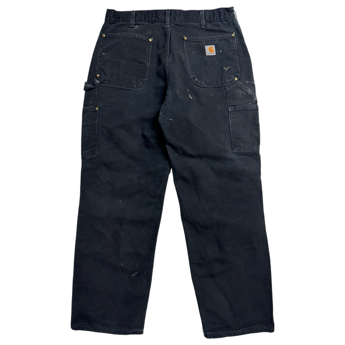Carhartt Paint Splatter Double Knee Pants Black | Vitnage Clothing Store Canada