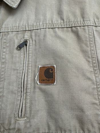 Vintage Carhartt Light Zip Up Jacket Tan
