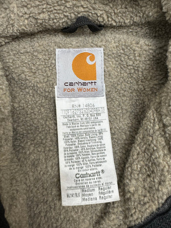 (S) Vintage Carhartt Hooded Detroit Jacket Black