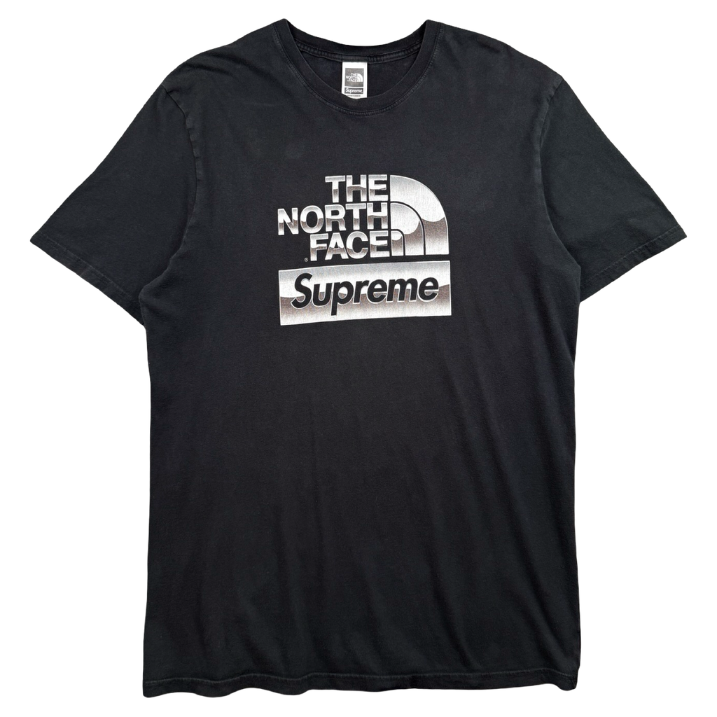 Supreme The North Face Metallic Logo Tee Black (USED)