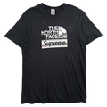 Supreme The North Face Metallic Logo Tee Black (USED)