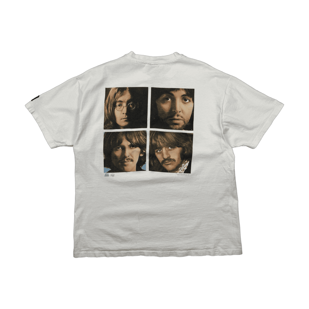 Vintage 1990s The Beatles Backstage Pass Tee White